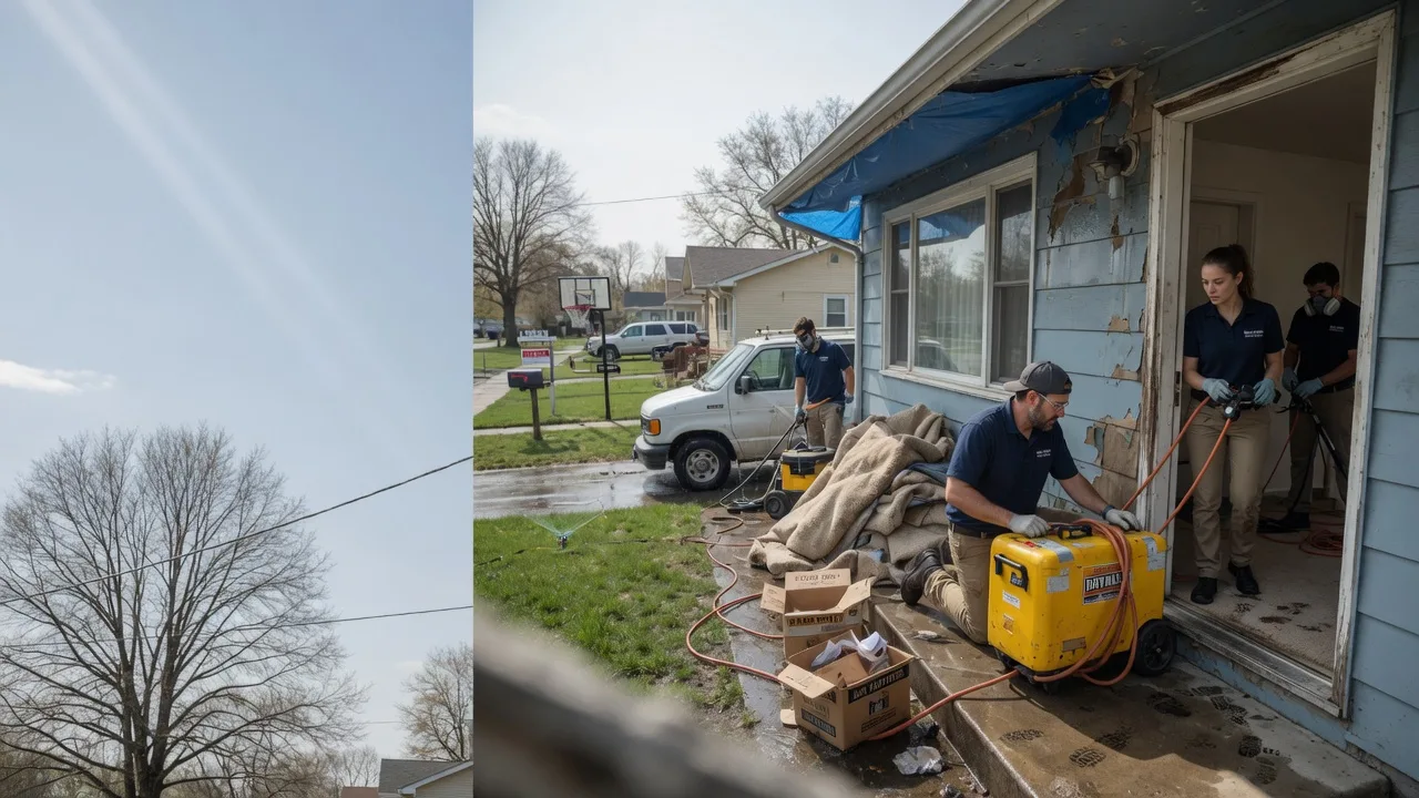 Basement Flood Cleanup in Karnak, IL near me